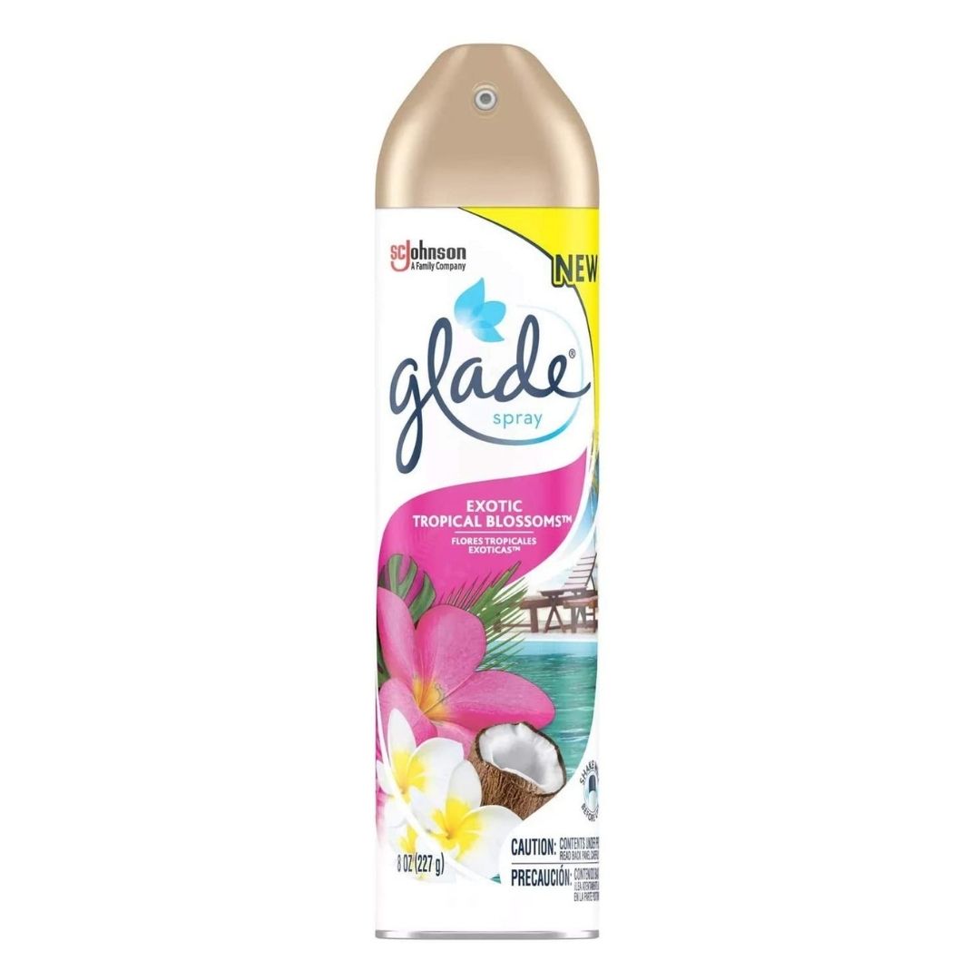 GLADE AEROSOL TROPICAL BLOSSOM (12 x 8oz) –