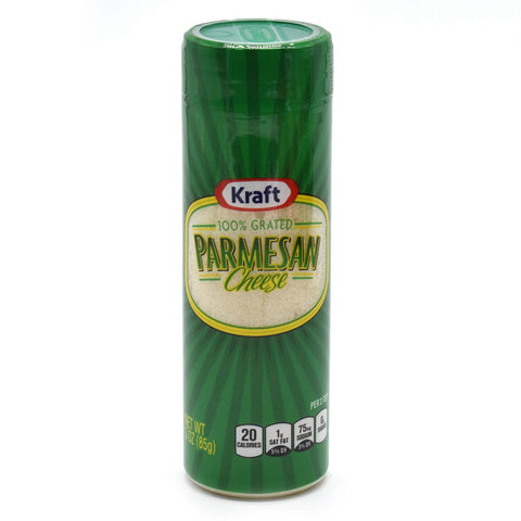 KRAFT GRATED PARMESAN CHEESE 30Z